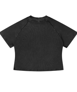 Alternative view of Women’s Mineral Wash Crop T-Shirt