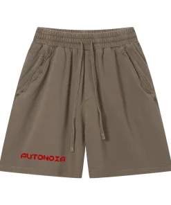 Unisex Washed Raw Edge Shorts