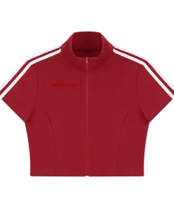 Women’s Cropped Full-Zip Short Sleeve