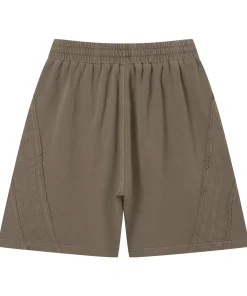 Alternative view of Unisex Washed Raw Edge Shorts