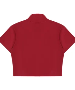 Women’s Cropped Full-Zip Short Sleeve - Image 2