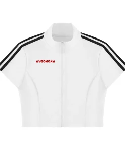 Women’s Cropped Full-Zip Short Sleeve