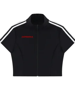 Women’s Cropped Full-Zip Short Sleeve