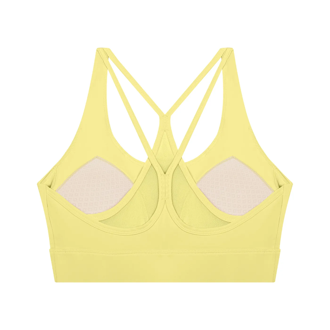 Women’s Cropped Yoga Sports Bra - Image 2